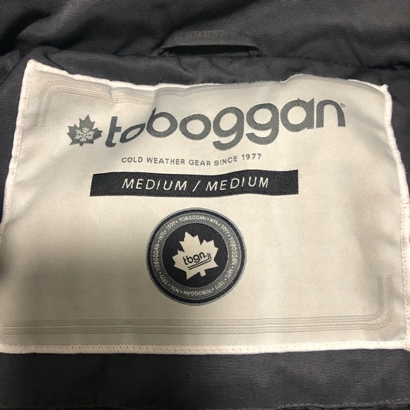 LadiesToboggan winter snow ski down filled coat size medium - Picture 8 of 8